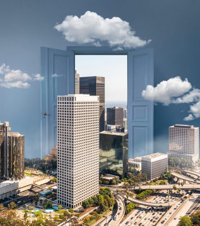 door-opening-revealing-beautiful-city door-opening-revealing-beautiful-city